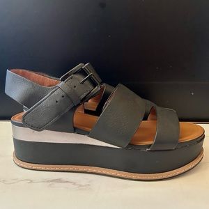 Naturalizer black gladiator sandal size 7.5